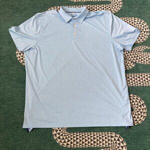 Johnnie-O Men's Short Sleeve Golf Polo Printed Shirt Size 2XL